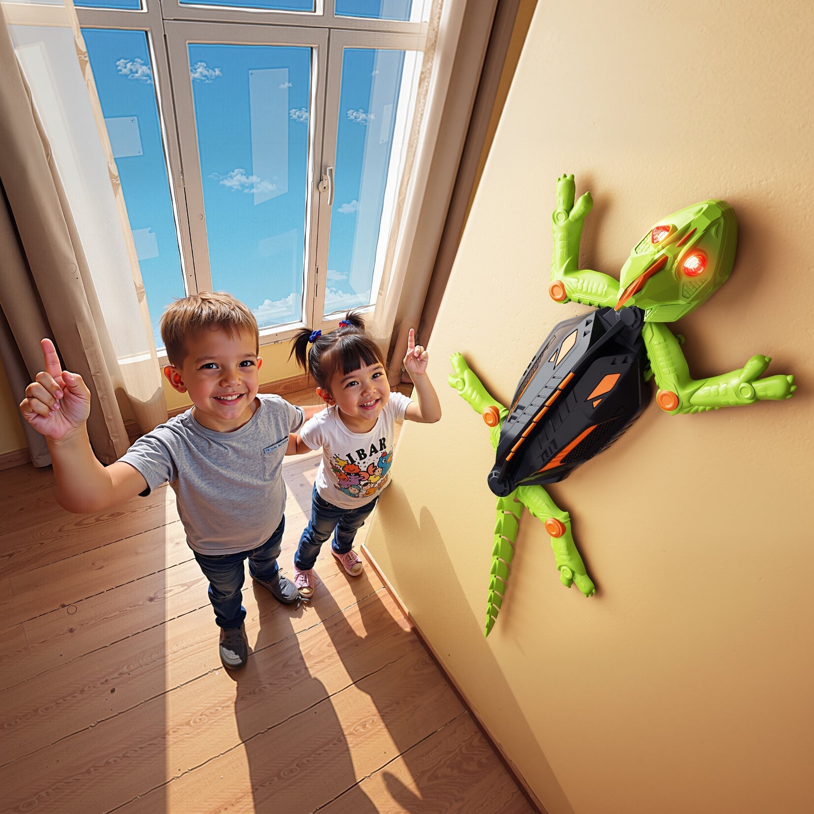 Wall Crawling Gecko