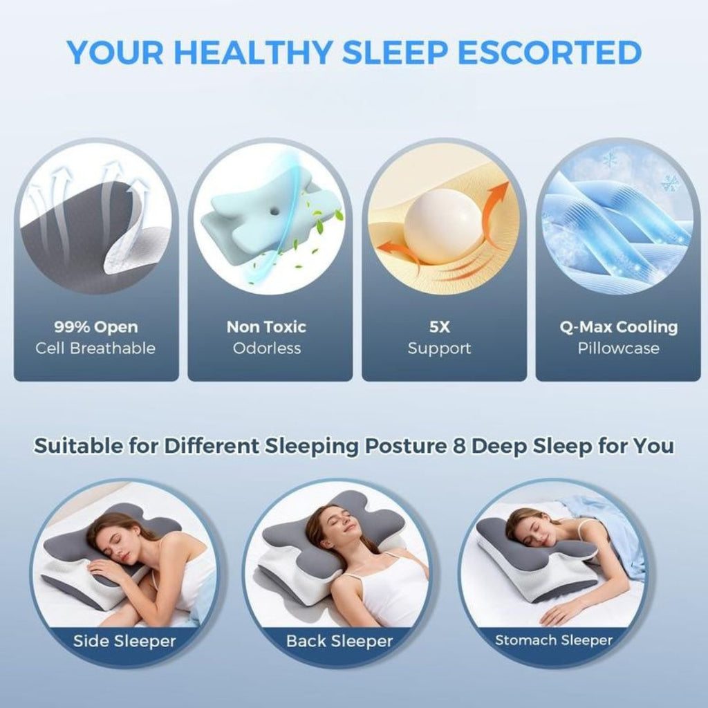Alignia - Cooling Ergonomic Neck Pillow
