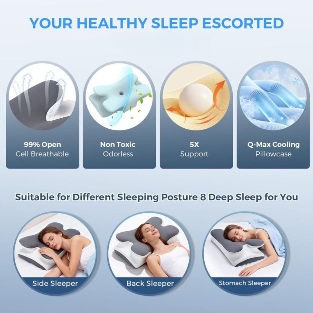 Alignia - Cooling Ergonomic Neck Pillow