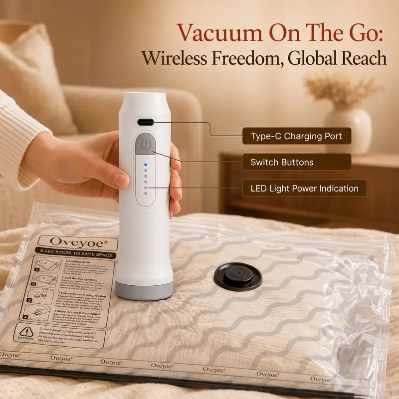 PackMore™ Reinforced Travel Vacuum Compression Bags