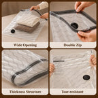 PackMore™ Reinforced Travel Vacuum Compression Bags
