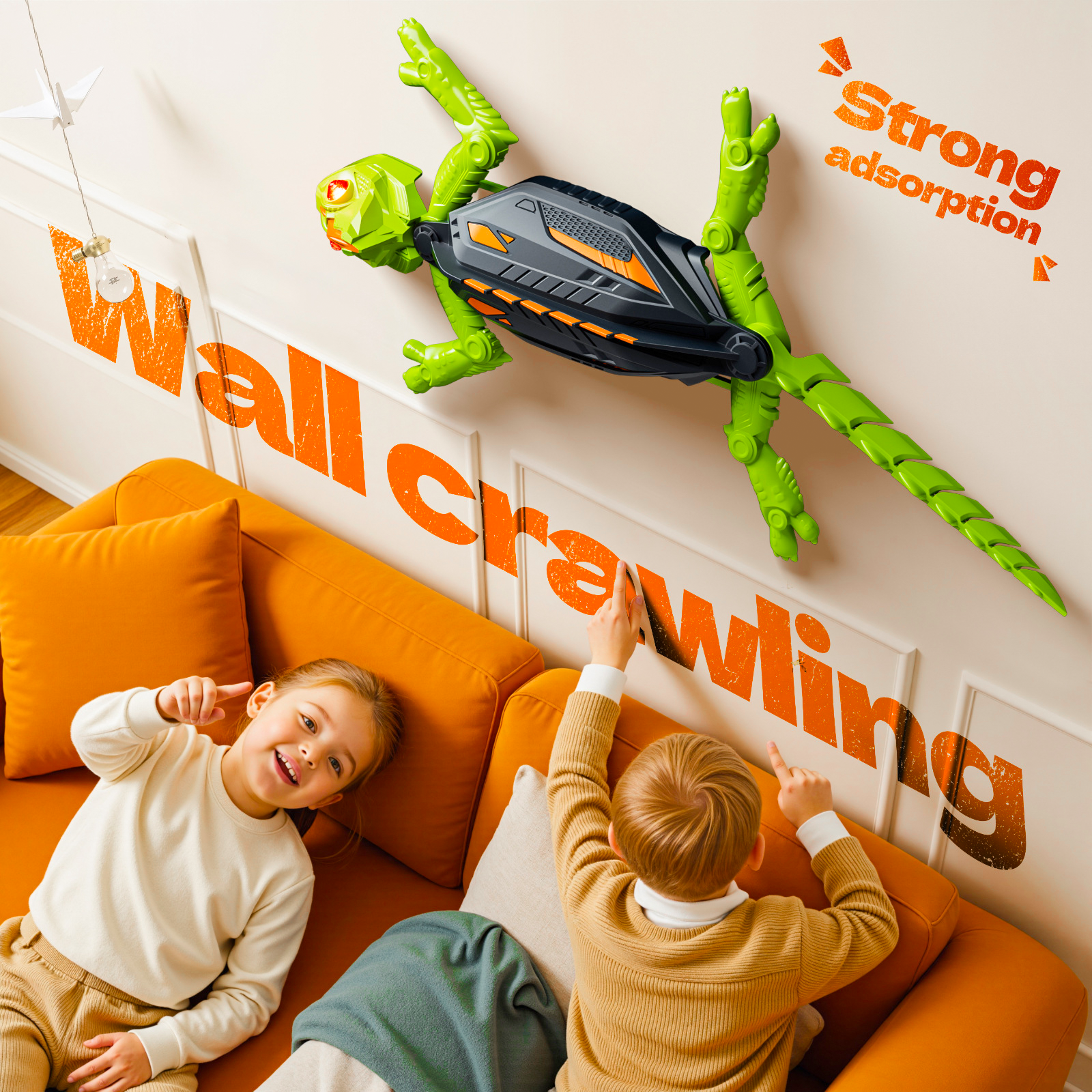 Wall Crawling Gecko